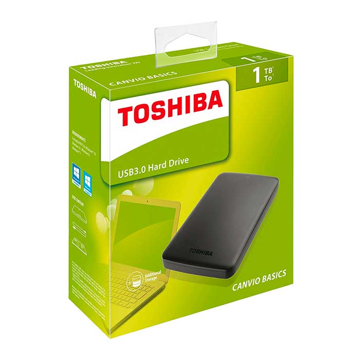 Disco Duro ExternoToshiba Canvio Basics 1TB